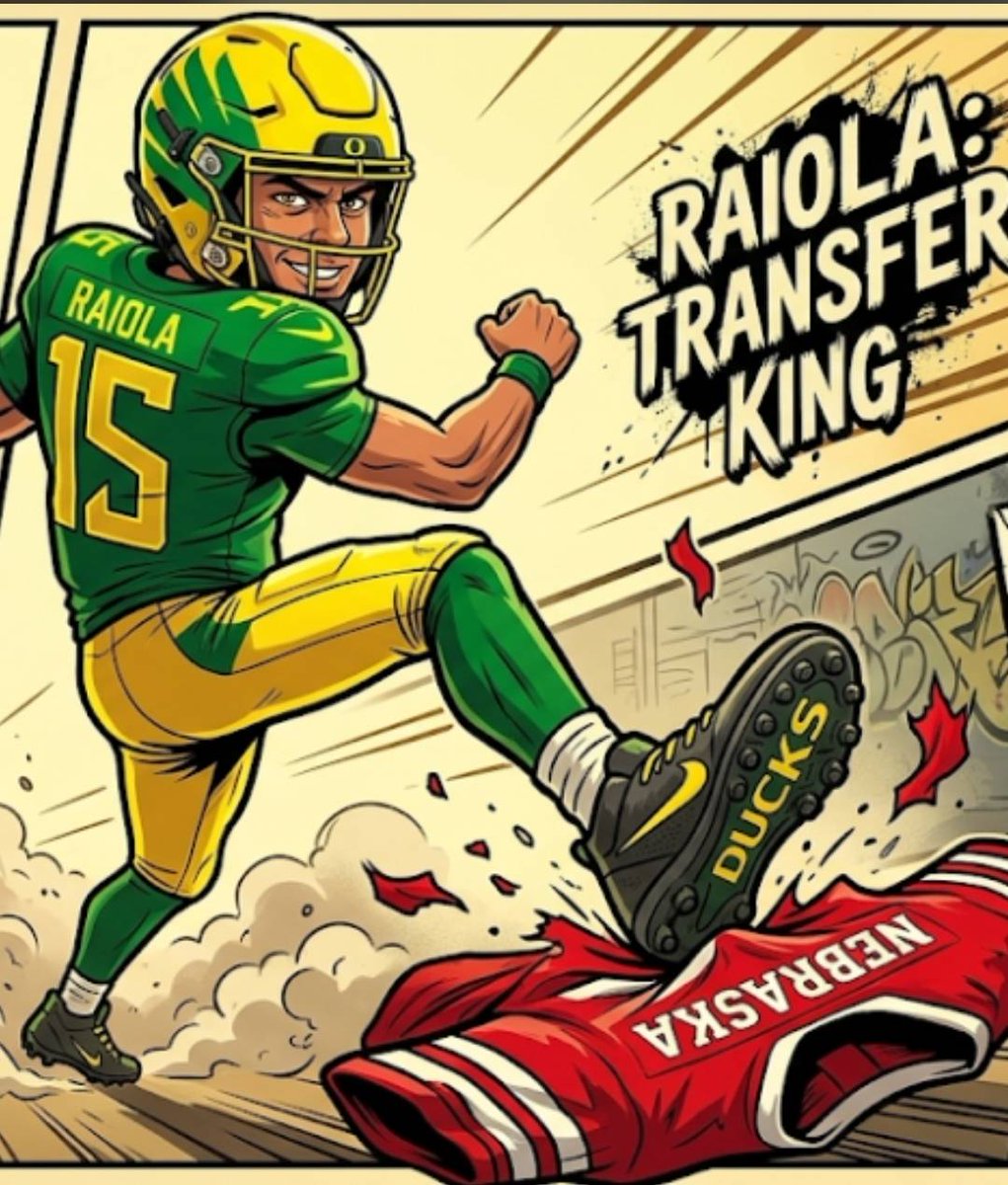 org_review's tweet photo. Did Dylan Raiola have to do you like this?  "We have a lot more talent here than at Nebraska."  "No cornfields. Mountains and trees."  He's at Oregon now. And he's talking TRASH.  

#Huskers #Nebraska #GBR #HuskerNation #Cornhuskers #BigTen  

https://t.co/PpoUZpg9pm https://t.co/gb7V2SPP5d