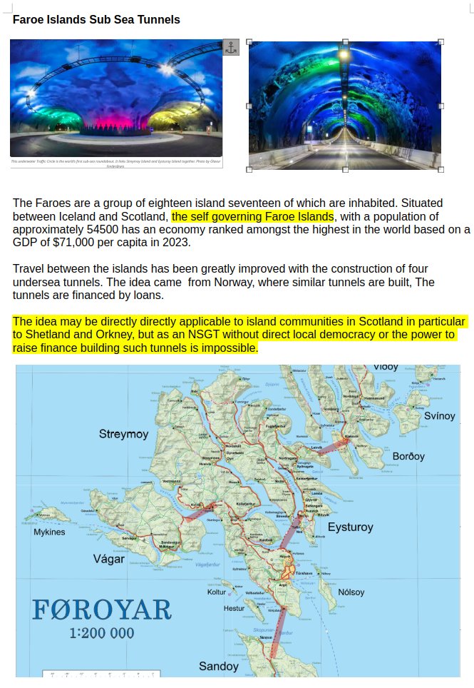 Douglas_Haribo's tweet photo. There but for this union goes Scotland.
Faroe Islands Sub Sea Tunnels
