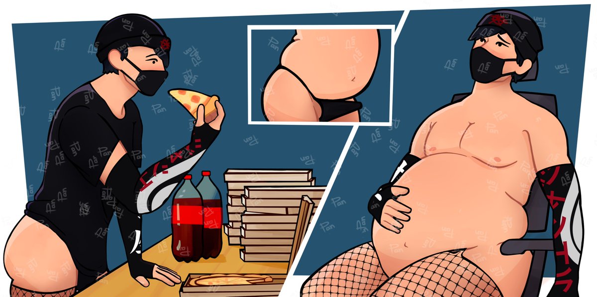 PanTheCaja's tweet photo. querido universo, has que mas personas quieran estar así bien gorditas y lindas Comisión recién echas uwu https://t.co/d99m5Fbfkv