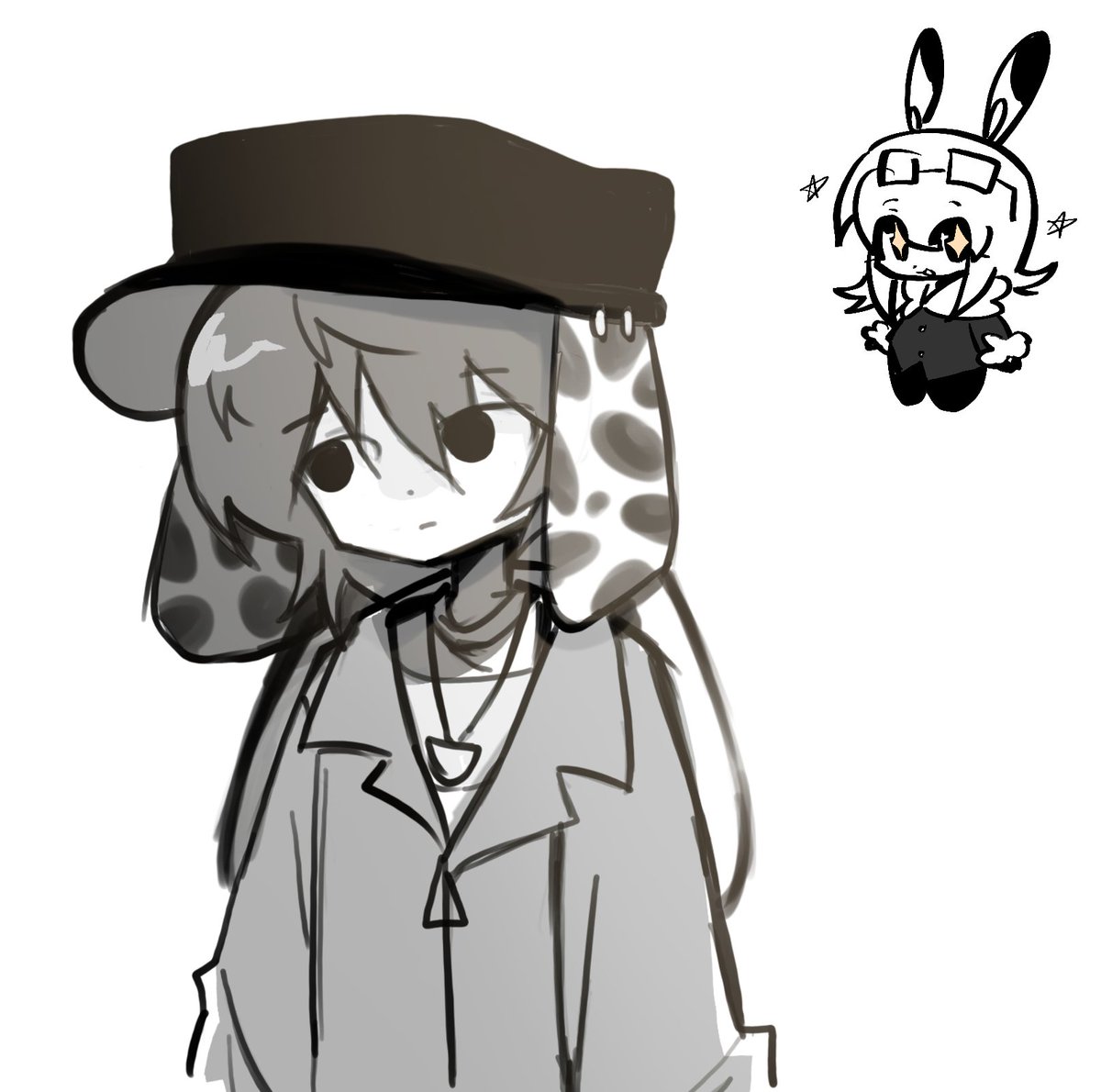 hunxyw's tweet photo. I'm sleepy @4xollt #jumpcutocs, @Alice_01__X oc https://t.co/JaSIpMnQwr