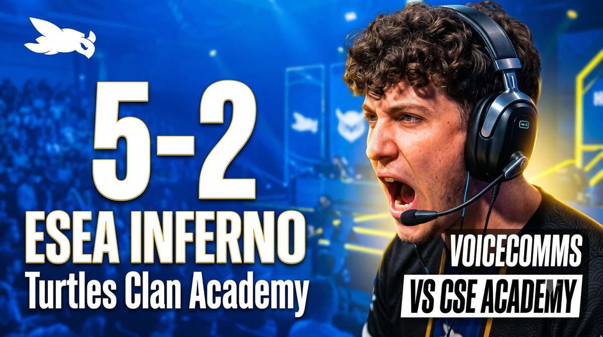 jco1049555's tweet photo. Ya está subido el partido contra CSE Academy por ESEA. Dejamos las comunicaciones del equipo abiertas para mostrar cómo planteamos el 5-2 en Inferno. Buen trabajo de los chicos.
#GOTC #ESEA #CounterStrike2

📺 https://t.co/MVaDDFZp3l https://t.co/btYvwsCq2J