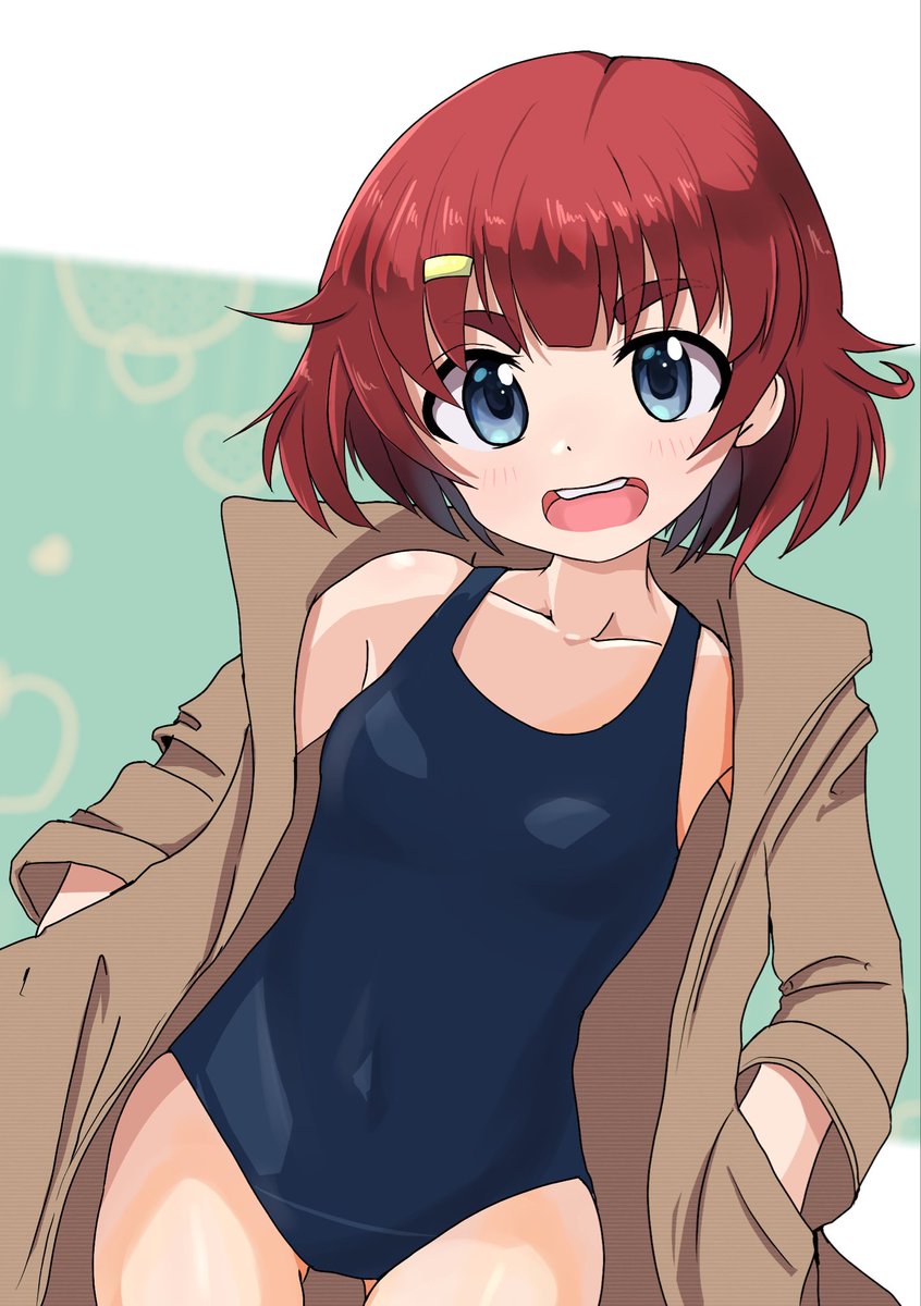 miko_kanidayo's tweet photo. トレンチスク水

#デレマス版深夜の真剣お絵かき60分1本勝負+15分
#安斎都 https://t.co/OyGoollsEf