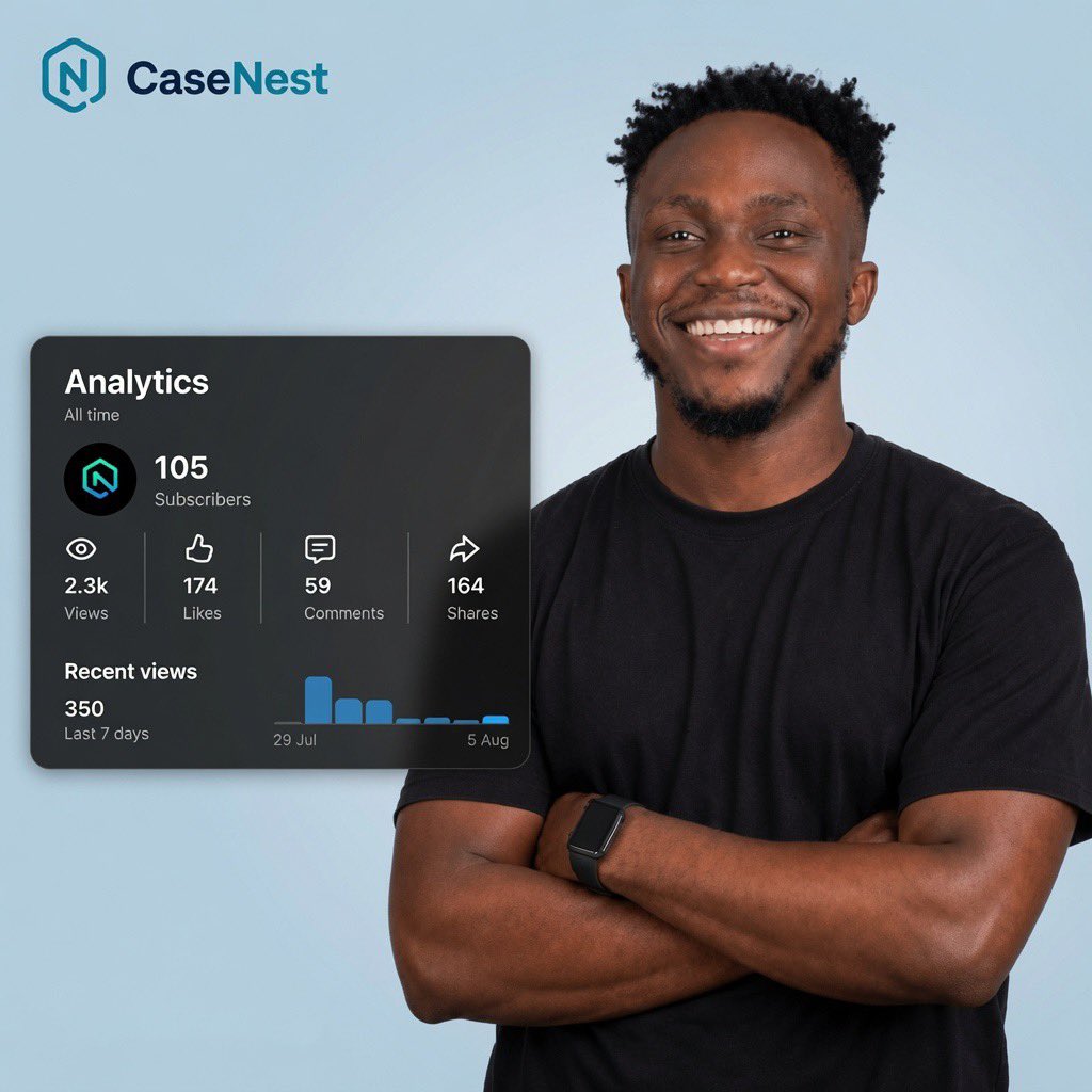 CaseNests's tweet photo. Everyone tells early founders: “you need ad spend to get traction.”

We got 106 subs + 2.3K views in 2 months. $0 spent.

Distribution isn’t the hard part building something people search for is.

CaseNest: first case to first job.

Anyone else finding organic > paid pre-launch? https://t.co/5GXGuYI7QT