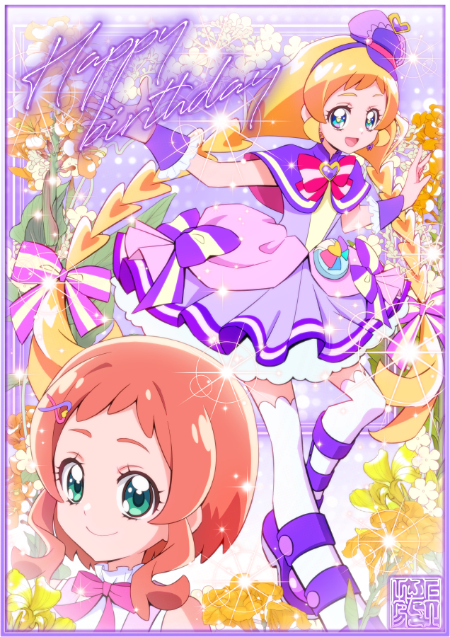 kamikitafutago's tweet photo. 8月7日
お⃞誕⃞生⃞日⃞お⃞め⃞で⃞と⃞う⃞！⃞
キュアフレンディ💜犬飼いろは
#わんぷり #precure
#precure #パートナーの日 #友達の日
RAINBOW RIBBON DAY https://t.co/sqeNgTHTDM