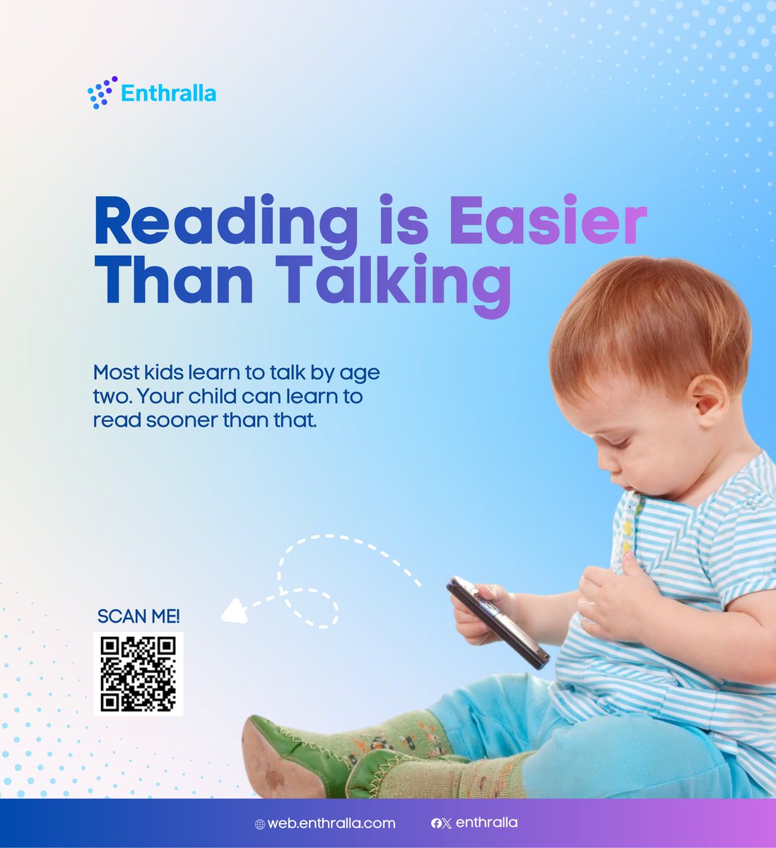 Enthralla's tweet photo. How simple is it? 📱✨

✔️ We say a word while displaying it on the screen 🗣️
✔️ Your child figures out how it works 🧠
✔️ Takes just half a minute! ⏱️

Play a quick lesson right now. ▶️🚀

📲 Start your 7-day free trial at https://t.co/ZKndPAgJh2. https://t.co/L1ch73UY5B