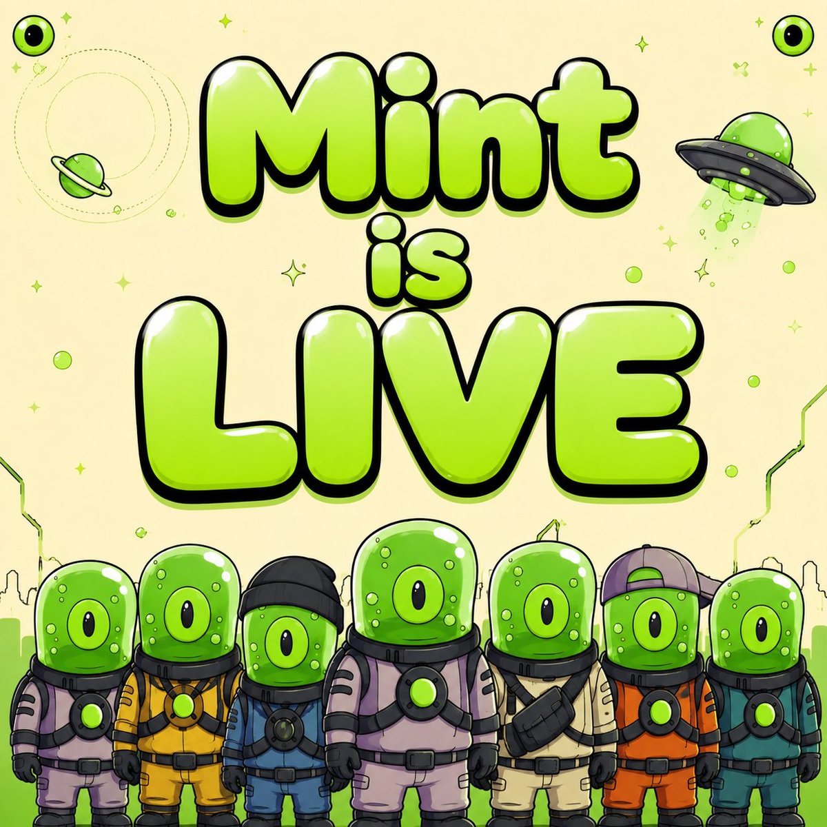 glorbiez's tweet photo. 🚀 Glorbiez Public Mint is now LIVE! 👾

The gates are open—mint yours before they're gone.

🔗 Mint now:
https://t.co/ks0AXgp2wD

❤️ Like
🔄 RT
💙 Drop your mint proof below! https://t.co/EXtRLW2Ria
