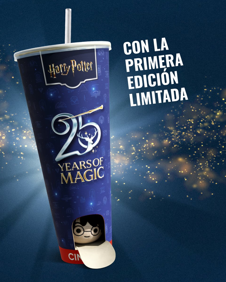 cinemarkca's tweet photo. ⚡¿Listos para volver a Hogwarts? 🪄🦉 Hazlo con los nuevos coleccionables que Cinemark tiene para ti… por los 25 años de Harry Potter, ¡la primera edición mágica #MINIMARK para los verdaderos fans!✨
A partir del 11 de agosto cada visita a Cinemark será un viaje inolvidable… 🤯🍿
No te pierdas el reestreno de #HarryPotter y vuela por tus MINIMARK…
¡Antes que se agoten por arte de magia!