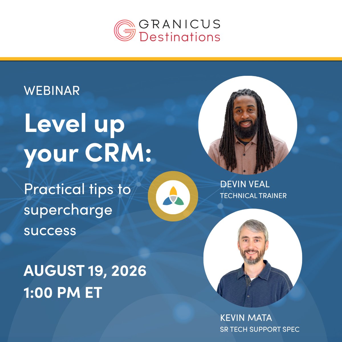 simpleview's tweet photo. Inspired by one of the highest-rated sessions at Summit, this webinar explores underutilized CRM features that save time, improve data accuracy, and streamline workflows.
Register here โฌ๏ธ
https://t.co/KmSRK7DLqc
#TravelandTourism #TravelTech #CRM #DestinationMarketing #Webinar https://t.co/iqbTHhYRQ6