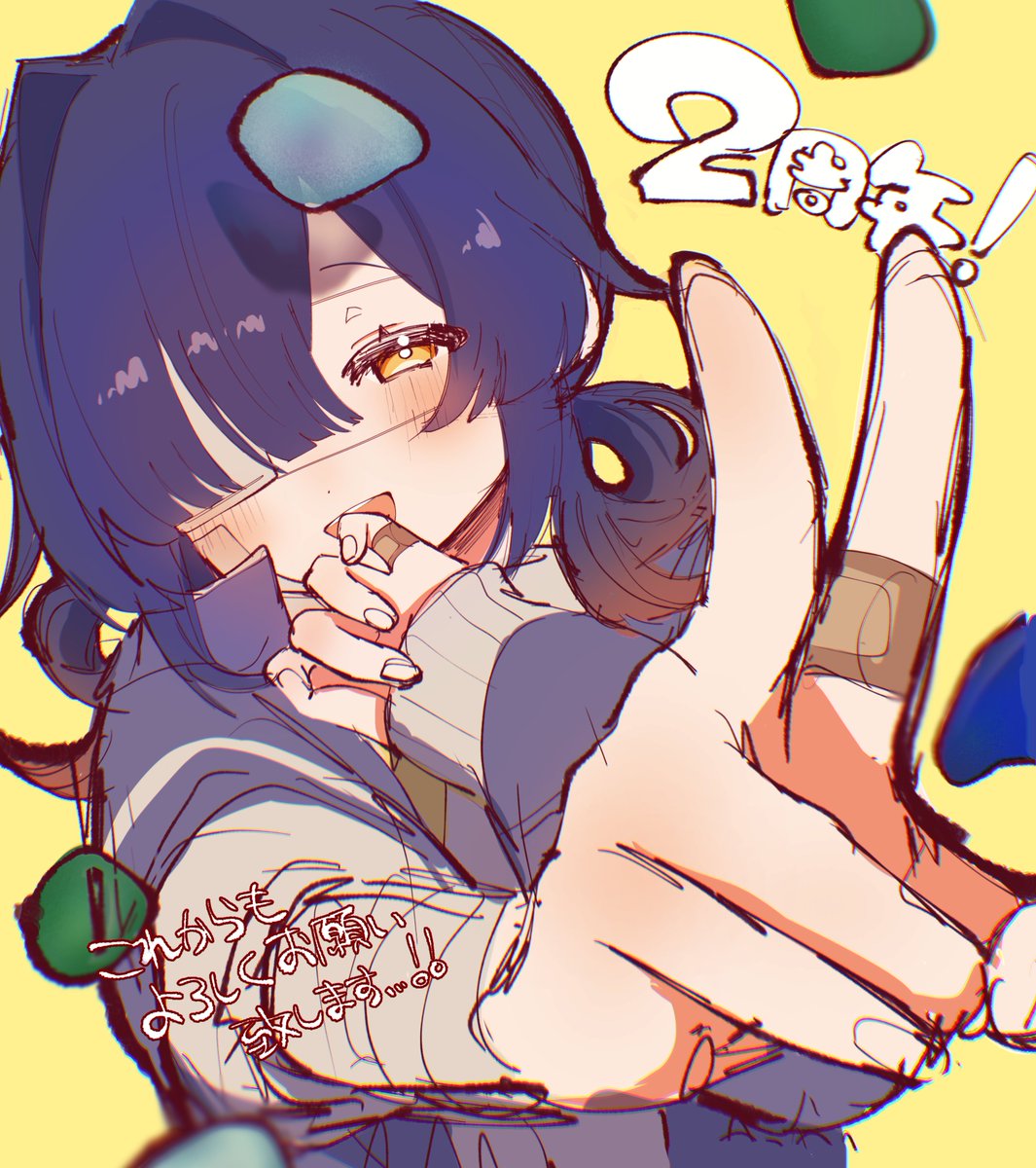 youR_gene_'s tweet photo. 8月7日！天馬手毬2周年です  ありがとうございます https://t.co/8VdmLFZfkn