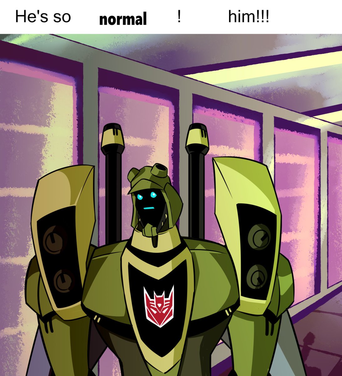 yos_yobos's tweet photo. I feel pretty awkward

#tfa #transformersanimated #blitzwing https://t.co/d2ceEJ7wVO