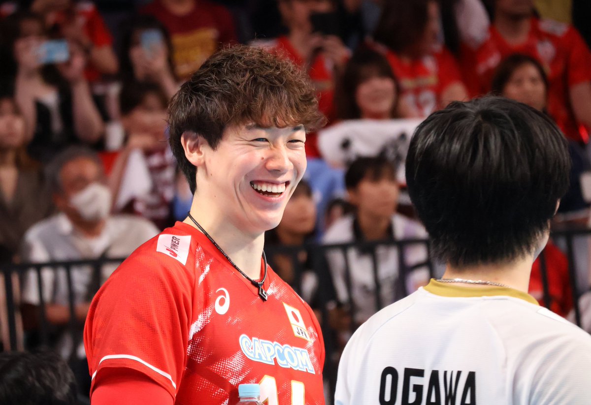pon__258's tweet photo. 2026.7.10
📍沖縄サントリーアリーナ

小川智大くんと楽しそうな
きゃぷてん🥰

#石川祐希 選手
#小川智大 選手
#バレーボール男子日本代表 https://t.co/6f5FwkrDDp