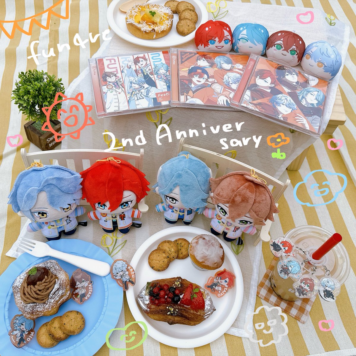 mio_usa3's tweet photo. fun4re🧡2周年おめでとう📣🎉✨
いつもみんなの笑顔に、みんなの楽曲に、たくさん元気をもらってます😭💖
これからもfun4reらしくみんなで仲良く頑張ってね😍これからもいろんな景色をfun4reと見られますように、、、🥰
#fun4re2周年 #ビバスタグラム https://t.co/elGdSCYhT9