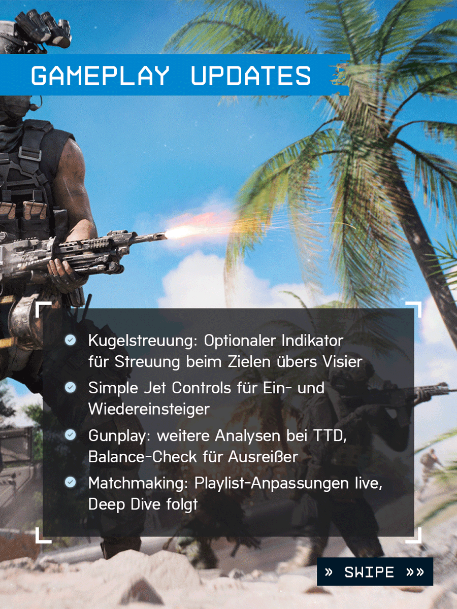 BattlefieldEADE's tweet photo. Danger Zone? Heißt bei uns Wake Island. 😎

Das Top Gun Update kommt am 18. August mit neuen Modi und neuen Jets.

Worauf freust du dich am meisten? 💥 https://t.co/24iDQac4in