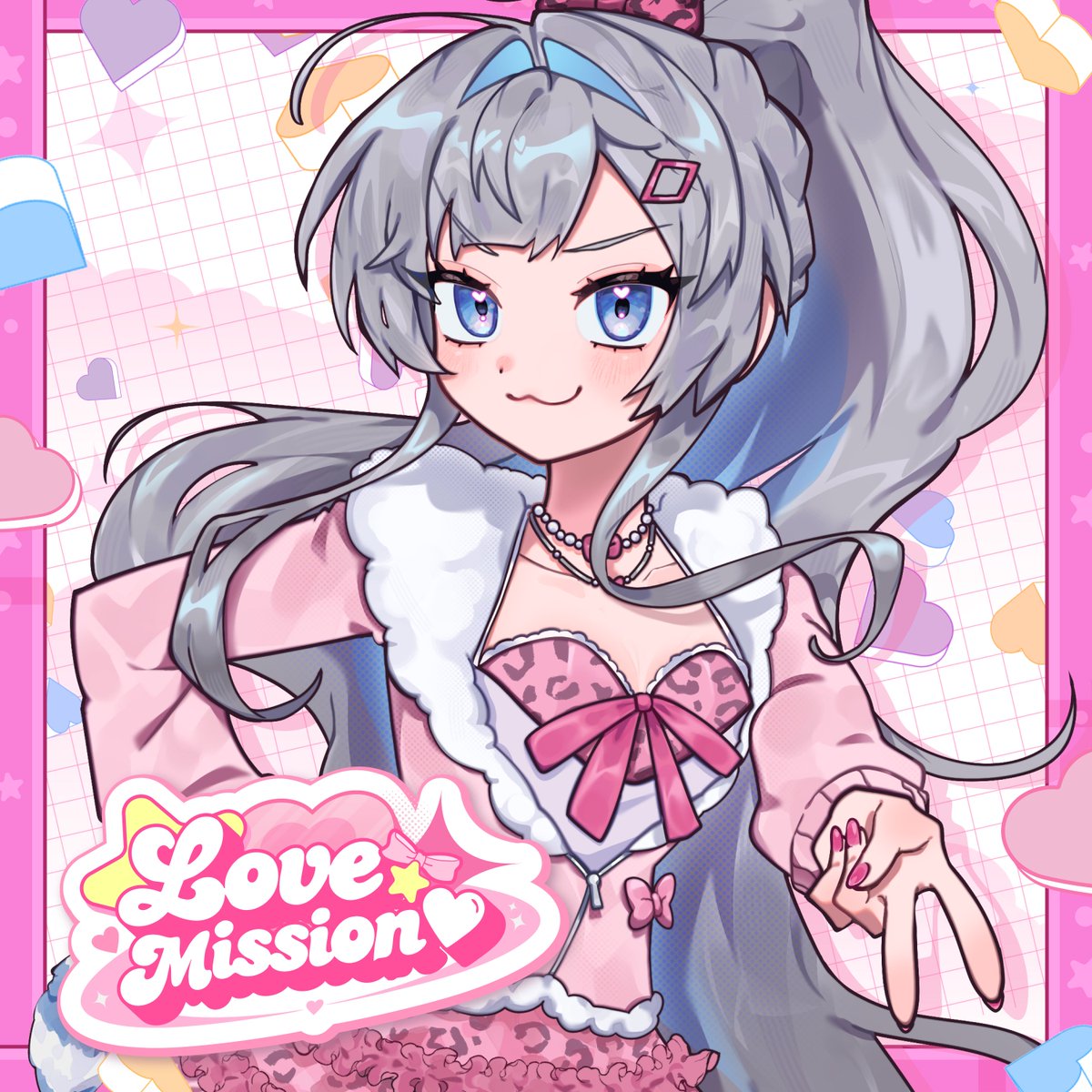 hololive_En's tweet photo. 🎧ORIGINAL SONG🎧

@vestiazeta 's New Single "LOVE MISSION♡" is now out for streaming on various platforms!📜

Here's Zeta's sweetest voice... and a mission to make you fall in love♡

🔽Listen below🔽
https://t.co/UnqpJym3WD

#holoID https://t.co/r9X33cAV7E
