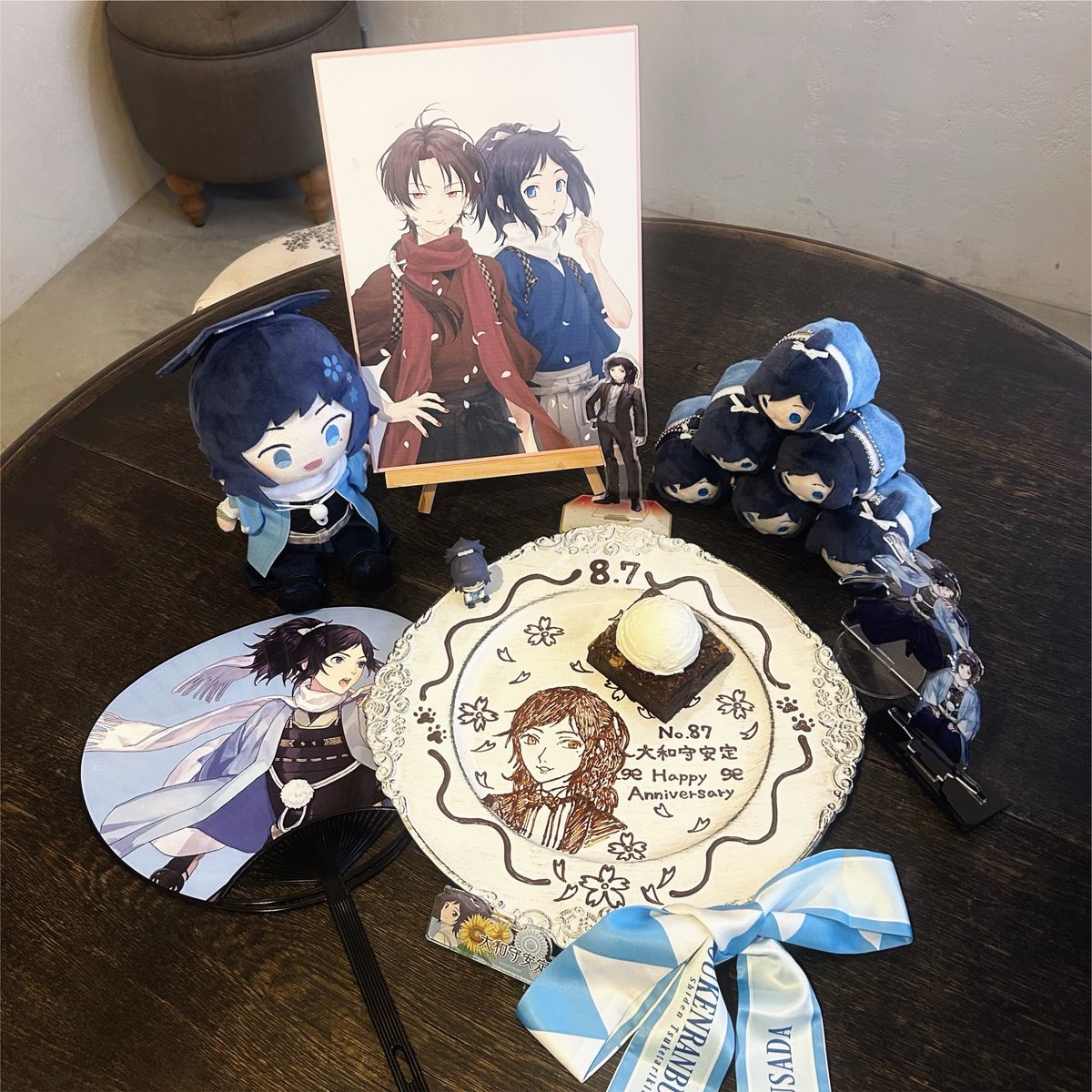 mimi___0087's tweet photo. ♡ ︰あなたらしく輝き続けられる
　　　　　　　未来でありますように୨୧ ˖˚⊹

#8月7日は大和守安定の刀帳番号の日
#刀帳No87で8月7日は大和守安定の日 https://t.co/I2PHARWfbu
