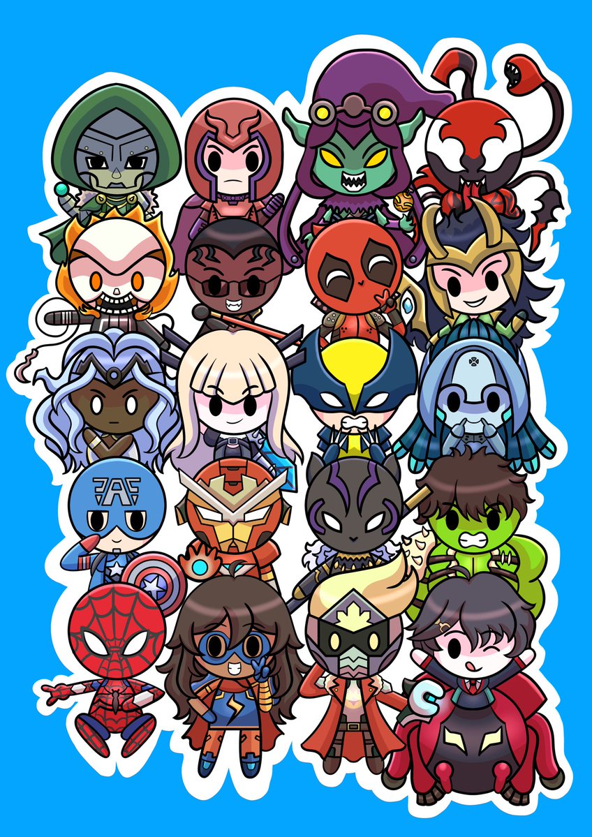 MaiMai_art_'s tweet photo. Marvel Tokon

#MARVELTokon #FGC https://t.co/4eEOBEyk2O