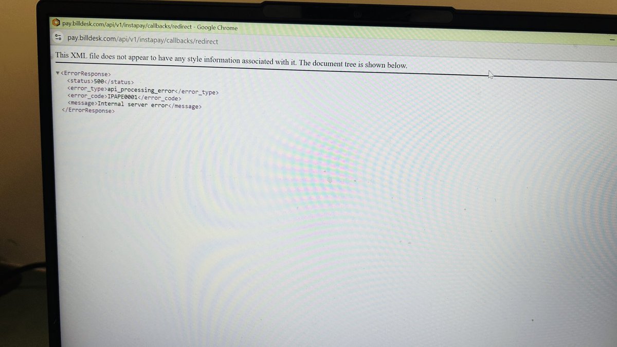 AJITHVARDAN's tweet photo. @billdesk my cc payment to @HSBC_IN credit card failed with below errors. Plz
Look into
It https://t.co/a8YaQ3bkQv
