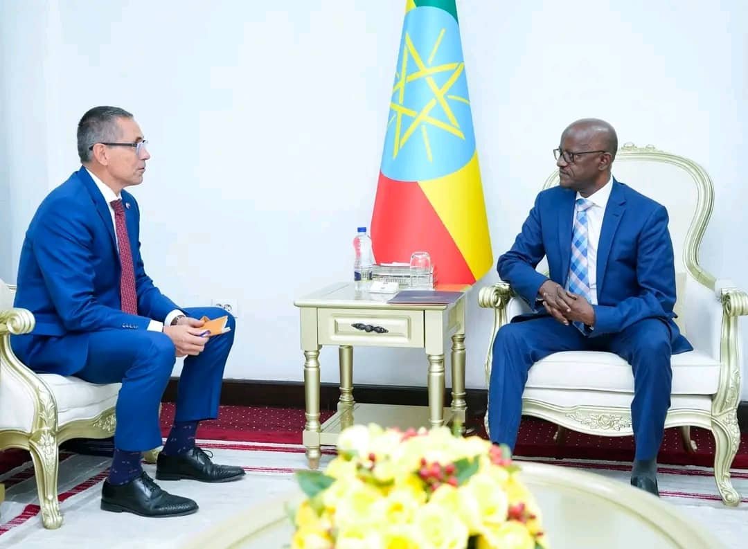 SMHaderaAbera's tweet photo. Thu 6 August 2026, Addis Ababa
This afternoon, I had the pleasure of meeting H.E. Rastislav Križan, Ambassador of the Slovak Republic to Ethiopia, for a constructive discussion on further strengthening the longstanding partnership between our two countries.

I expressed my sincere appreciation to the Government of the Slovak Republic for reopening its Embassy in Addis Ababa, a significant step that reflects our shared commitment to deepening bilateral relations.

We also exchanged views on expanding cooperation in manufacturing, industrial development, education, digital innovation, renewable and nuclear energy, and other areas of mutual interest. 

I look forward to working closely with Ambassador Križan to further advance our partnership and promote the shared interests of Ethiopia and the Slovak Republic.