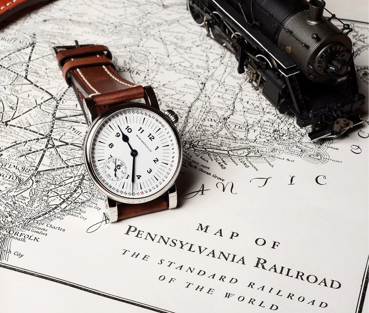 RGMWatchCompany's tweet photo. RGM Model 222-RR "Railroad"
Inspired by America's Great Railroad Watches from the Past.
Type II Montgomery dial.
#rgmwatchco #rgmwatches #rgmwatch #watch #wristwatch #watchmaking #watchmaker #independentwatchmaking #independentwatchmaker
#railroadwatch #railroad #enameldial https://t.co/zcZsUz7hw4