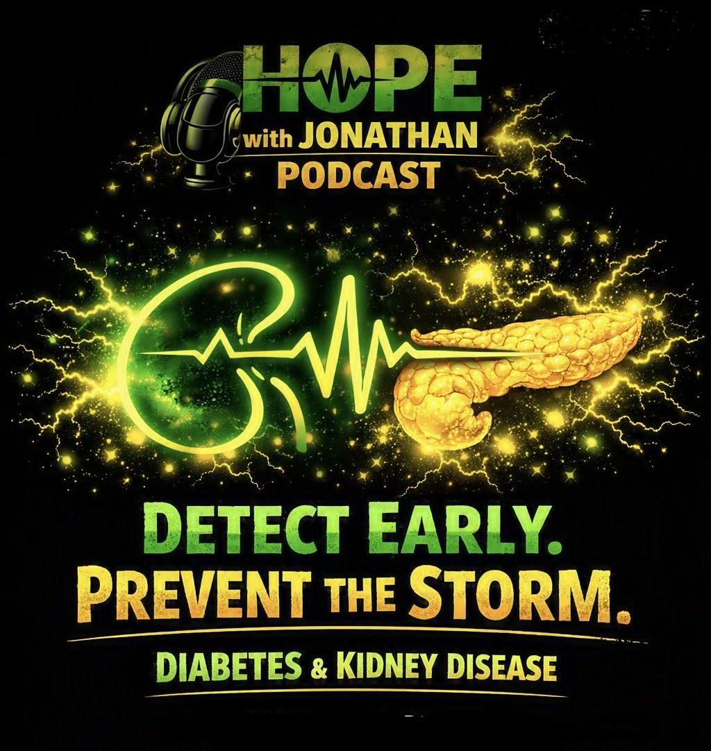 hope_host's tweet photo. Early detection isn’t just about numbers, it’s about saving lives. Every test, every check‑up, every conversation with healthcare providers is a chance to prevent the storm. #HopeWithJonathan #CKDAwareness #DiabetesAwareness #EarlyDetectionSavesLives #PreventTheStorm https://t.co/N0KElOPHSx