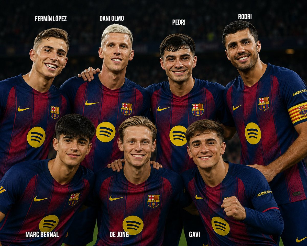 _Futbolero_'s tweet photo. Decidme un club con mejor centro del campo que el del Barça y cierro la cuenta para siempre. https://t.co/utE716ZZ79