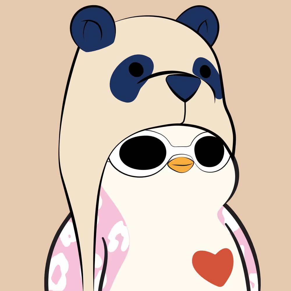 DaBirbci's tweet photo. @PandaMania_NFT @LilPudgys @pudgypenguins @PandaPengus @AbstractChain love panda hat! https://t.co/BWT4WbZ1z9