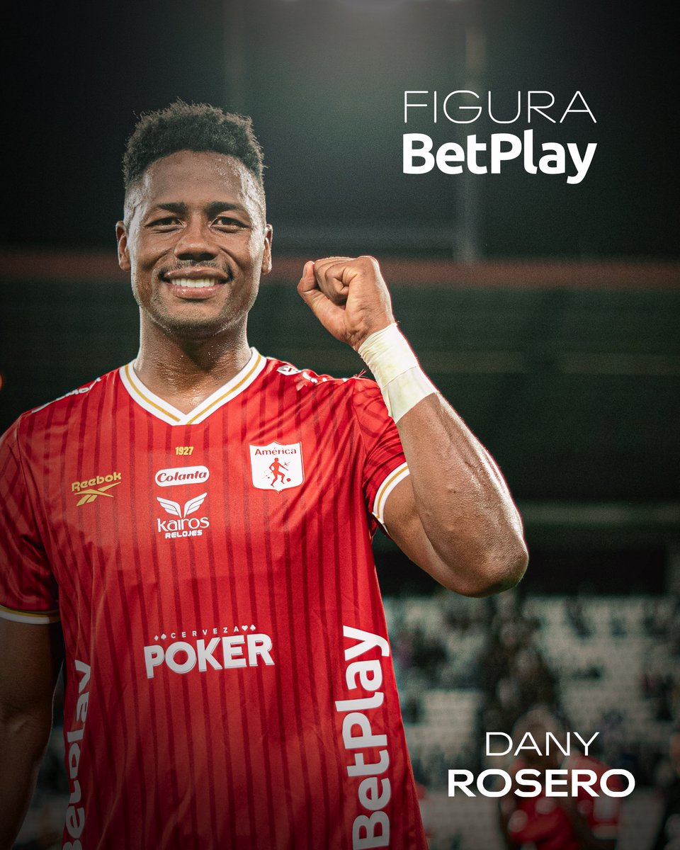 AmericadeCali's tweet photo. 🧠🏅Un partido para enmarcar. Firme atrás, contundente arriba. 𝑫𝒂𝒏𝒚 𝑹𝒐𝒔𝒆𝒓𝒐 es la Figura @BetPlayCO ⭐ https://t.co/dg2iydzjQr