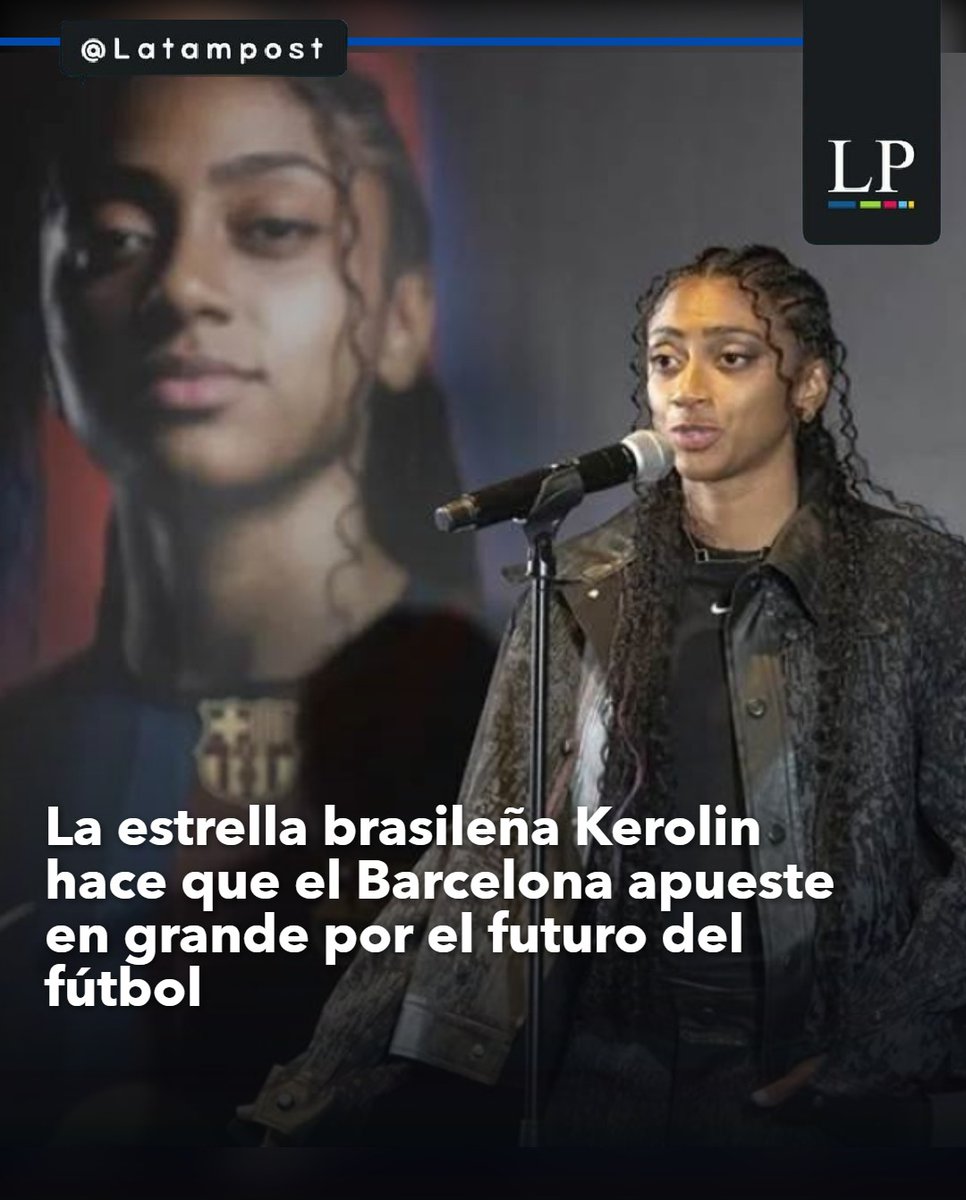 latampost's tweet photo. La estrella brasileña Kerolin hace que el Barcelona apueste en grande por el futuro del fútbol
https://t.co/JEwPY45hVF
#Kerolin #BarcelonaFC #FútbolFemenino #InversiónRécord #FútbolBrasil #Velocidad #Reinvención #EconomíaFutbol #SãoPaulo #Cataluña https://t.co/9fBVmMxLEz