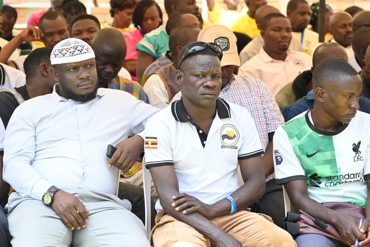 GhetoStructure's tweet photo. Speaking on behalf of Maj. Gen. Christopher Damulira, Director of Crime Intelligence, Major Kuteesa commended the riders for embracing the SACCO model, fostering discipline, and partnering with government in the fight against crime. https://t.co/5j6mz8MlFH