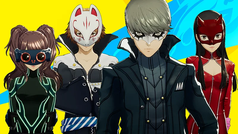 ScrambledFaz's tweet photo. Persona 4 Revival - P3R &amp; P5R battle outfits https://t.co/98pqgWMfrl