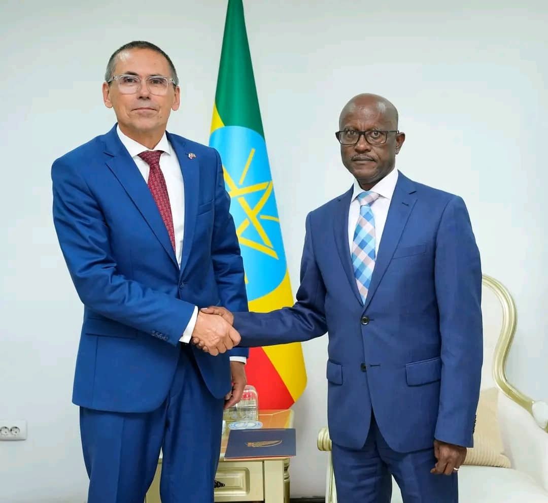SMHaderaAbera's tweet photo. Thu 6 August 2026, Addis Ababa
This afternoon, I had the pleasure of meeting H.E. Rastislav Križan, Ambassador of the Slovak Republic to Ethiopia, for a constructive discussion on further strengthening the longstanding partnership between our two countries.

I expressed my sincere appreciation to the Government of the Slovak Republic for reopening its Embassy in Addis Ababa, a significant step that reflects our shared commitment to deepening bilateral relations.

We also exchanged views on expanding cooperation in manufacturing, industrial development, education, digital innovation, renewable and nuclear energy, and other areas of mutual interest. 

I look forward to working closely with Ambassador Križan to further advance our partnership and promote the shared interests of Ethiopia and the Slovak Republic.
