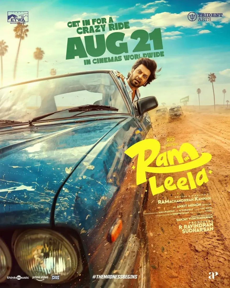 TTSR_Official's tweet photo. #RamInLeela In Cinema's From August 21st 2026 🥁🎬
#RamInLeelaFromAug21 💕
@ttsr_official @vijayavikashm
#Rio #Vartika #Chetan #Malavika #AnkitMenon #RamachandranKannan #TV #OTT #CinemaUpdate #KollyWood #Cinema #India #TTSR #TamilTVSatellitesRights #VijayaVikash
#VIJAYAVIKASHM https://t.co/X1j6ucmyFZ
