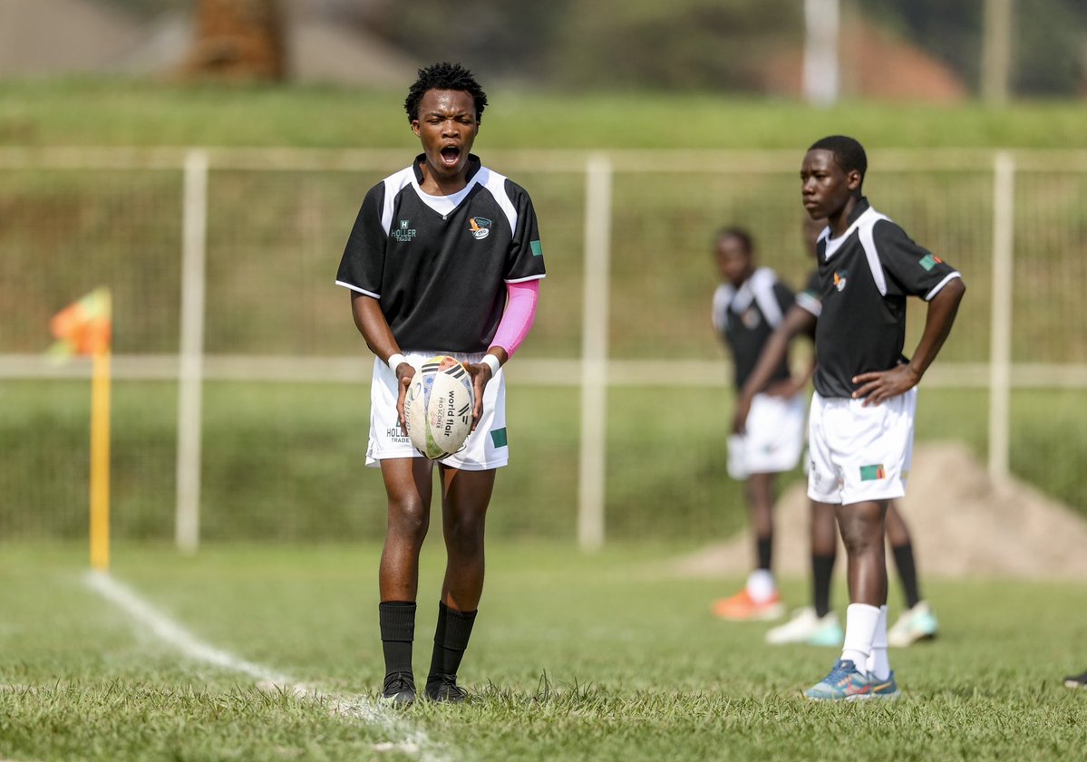 Image for the Tweet beginning: Building momentum. 💪🏉
Team Zambia sharpens