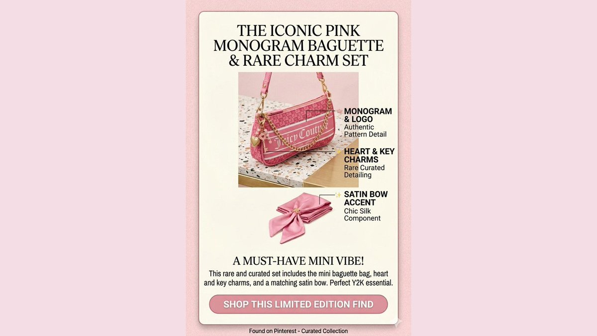 DEALSANDSTEALss's tweet photo. Pink monogram, baguette shape, and charm details—an instant outfit upgrade. Shop: https://t.co/QgovyffbUm #BagLover #Y2K https://t.co/riZtNBxMsI