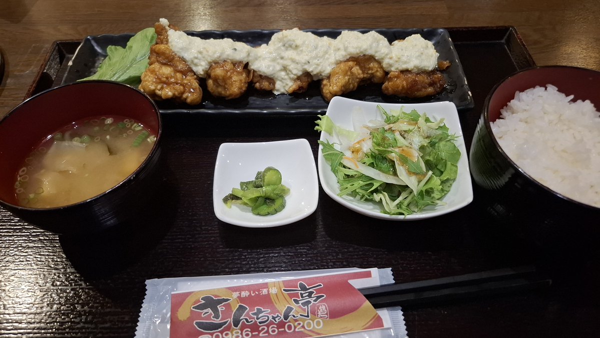 mk_tyg7's tweet photo. チキン南蛮定食！ばかうめぇ！ https://t.co/EiDf9BPvwP