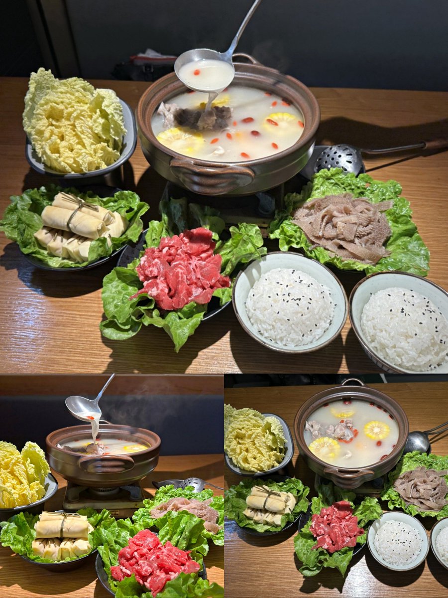 yasharr7's tweet photo. Late night cravings sorted. Steaming pork bone soup, warm rice, and that quiet glow only a tiny diner has. https://t.co/tJak7JiJI6