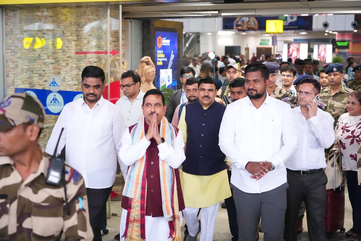 suryabanshibjp's tweet photo. Delighted to welcome Hon’ble Union Minister for Education, Shri @JoshiPralhad , to Bhubaneswar for the 13th BRICS Education Ministers’ Meeting under India’s BRICS Chairship 2026.

Odisha is honoured to host this prestigious global gathering that will strengthen international collaboration in education, research, innovation and academic excellence. Wishing the deliberations great success.