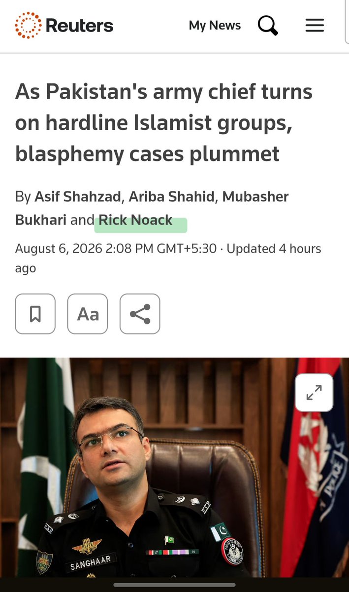 CelestialE91857's tweet photo. @Reuters Even Reuters has apparently been recruited into Team Asim Munir. 😂

The best part? They threw in Rick just to make it look like, "See? Definitely not an ISPR PR job." Nice touch. 🤣 https://t.co/CLJx0YpI8I