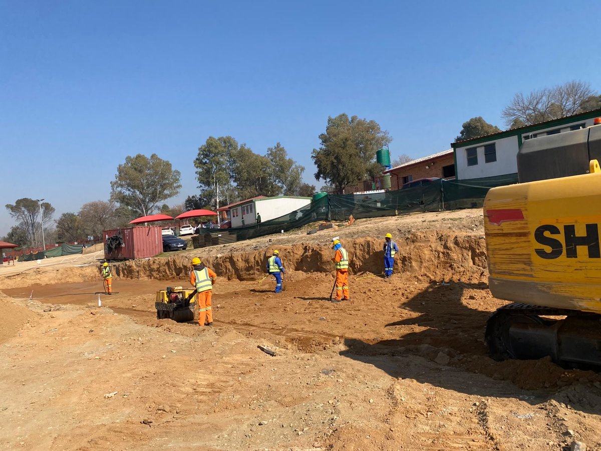 JacobMamaboloSA's tweet photo. Every learner deserves a safe, modern and dignified learning environment.

We are addressing the challenges identified at St Ansgar's Combined School and remain committed to accelerating delivery while maintaining quality until this project is complete. 🏗️📚

#proudlydid https://t.co/jB6vO9i84L