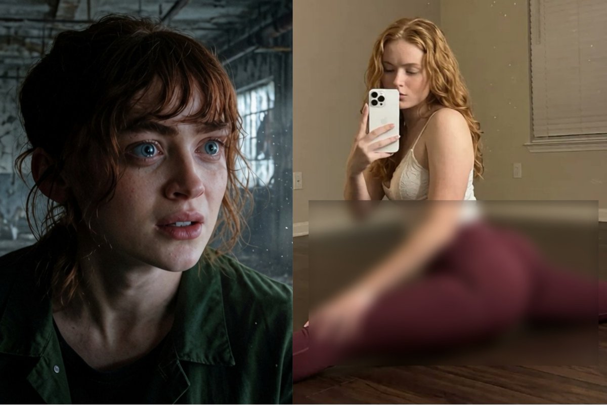 AdvikAnesh's tweet photo. Sadie sink ♥️🔥

In movie 💀                         In gym 🥵 https://t.co/yKEXB5bYuK