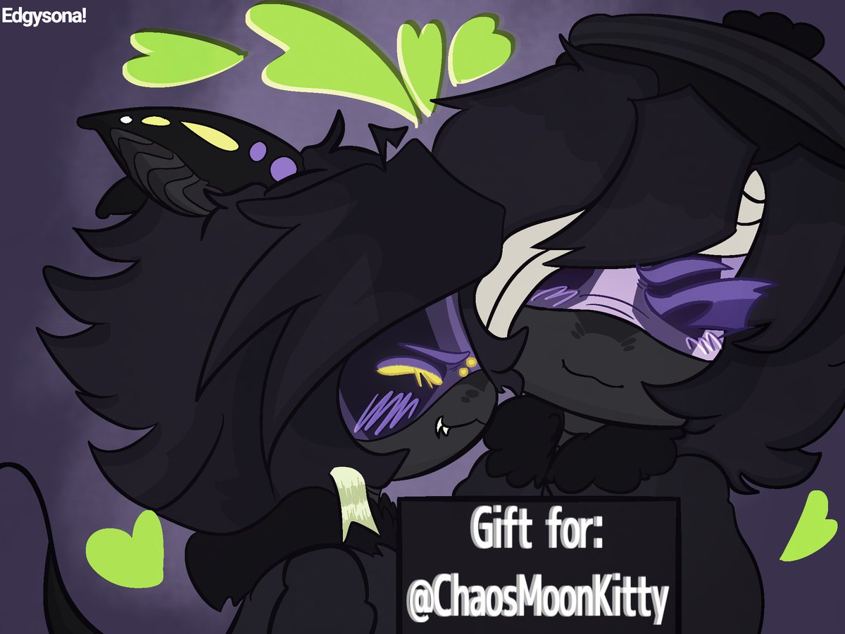 CometzCosmo's tweet photo. MWHAHAHA EDGYSONA GIFT 4 @ChaosMoonKitty !!1!! GO UZI×UZI BEAM AAAA https://t.co/O8KPiIBH7M
