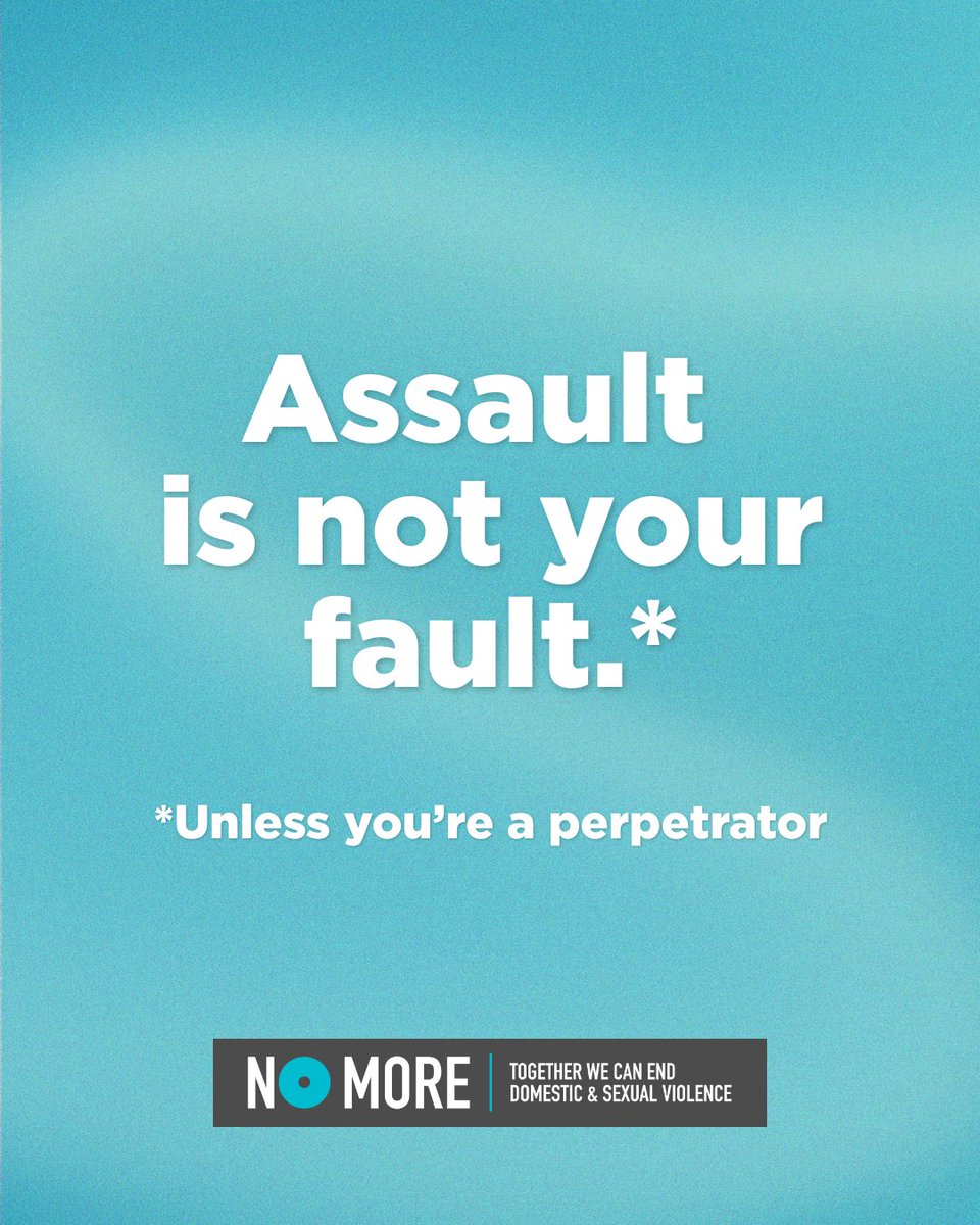 NOMOREorg's tweet photo. Reminder: abuse is only ever the fault of an abuser. 

🌍  If you or a loved one need support after abuse, find help through the NO MORE Global Directory of resources in more than 200 countries/territories worldwide. https://t.co/xEVIZ7t8Q2
