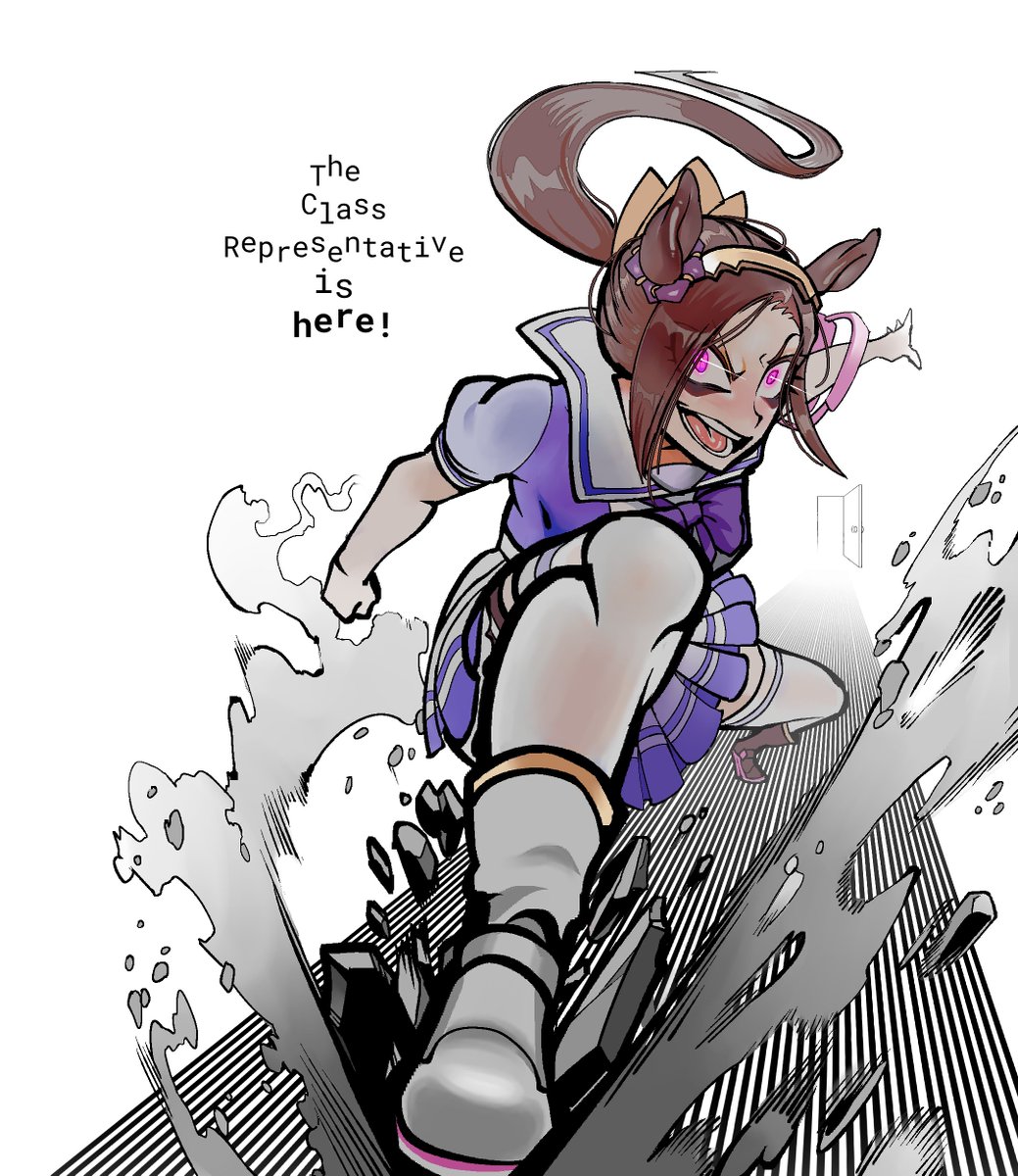 s_lushes's tweet photo. she made it #umamusume https://t.co/JLCTjmatsK