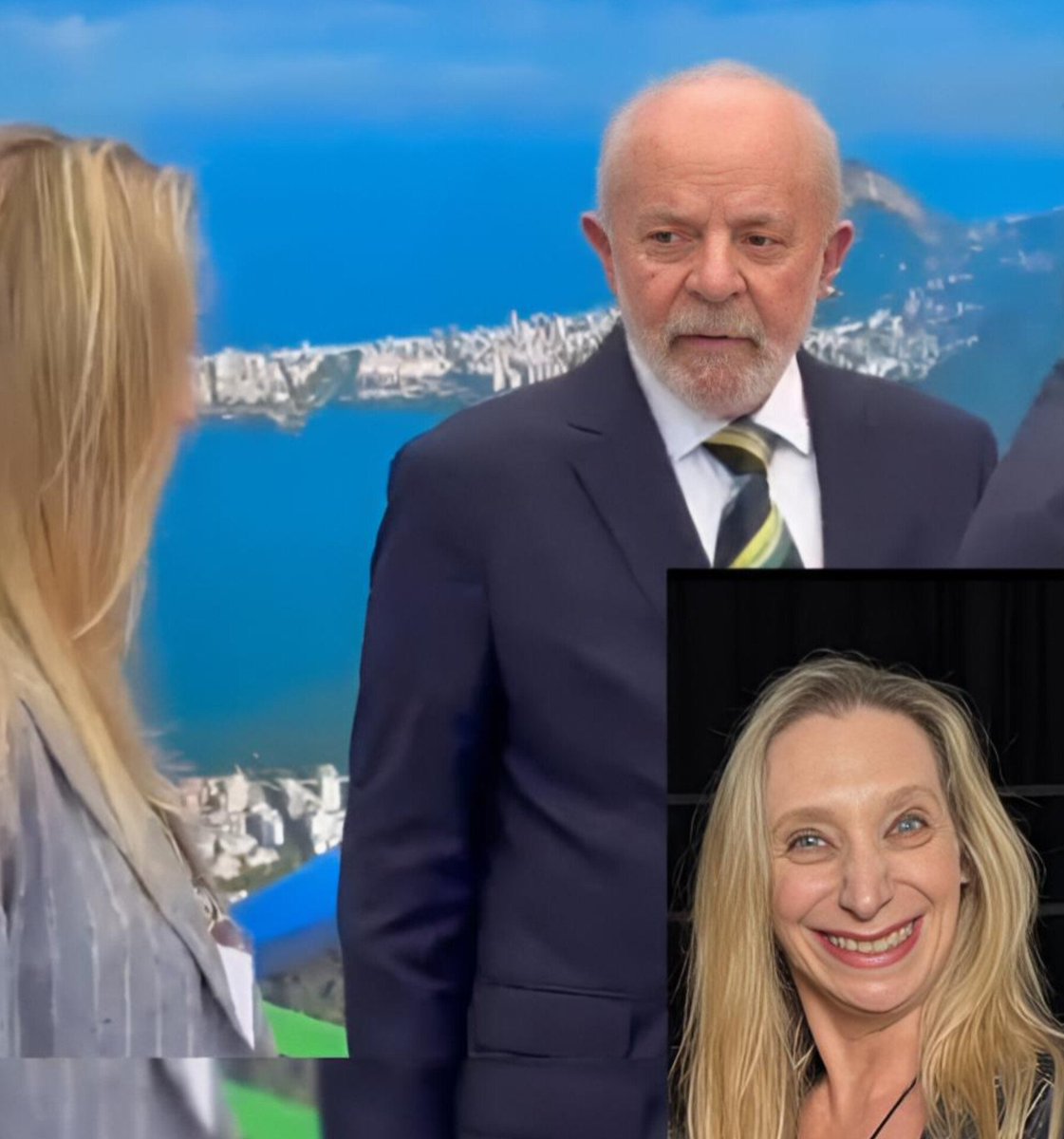 JFreiress_'s tweet photo. Reação do Lula ao encontrar uma vez com a irmã do Milei. https://t.co/fIiQI41RAR