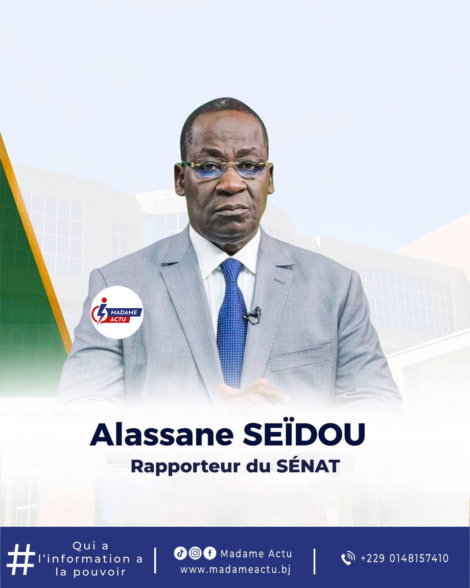 MmeActu's tweet photo. 🇧🇯🇧🇯 𝗖𝗼𝗺𝗽𝗼𝘀𝗶𝘁𝗶𝗼𝗻 𝗼𝗳𝗳𝗶𝗰𝗶𝗲𝗹𝗹𝗲 𝗱𝘂 𝗯𝘂𝗿𝗲𝗮𝘂 𝗱𝗲 𝗹𝗮  𝗽𝗿𝗲𝗺𝗶𝗲̀𝗿𝗲 𝗺𝗮𝗻𝗱𝗮𝘁𝘂𝗿𝗲 𝗱𝘂 𝗦𝗲́𝗻𝗮𝘁 (𝟮𝟬𝟮𝟲-𝟮𝟬𝟯𝟭)
𝗣𝗿𝗲́𝘀𝗶𝗱𝗲𝗻𝘁 : 𝗣𝗮𝘁𝗿𝗶𝗰𝗲 𝗧𝗮𝗹𝗼𝗻 
𝗩𝗶𝗰𝗲-𝗽𝗿𝗲́𝘀𝗶𝗱𝗲𝗻𝘁 : 𝗟𝗼𝘂𝗶𝘀 𝗩𝗹𝗮𝘃𝗼𝗻𝗼𝘂 https://t.co/FTKrANlbpX