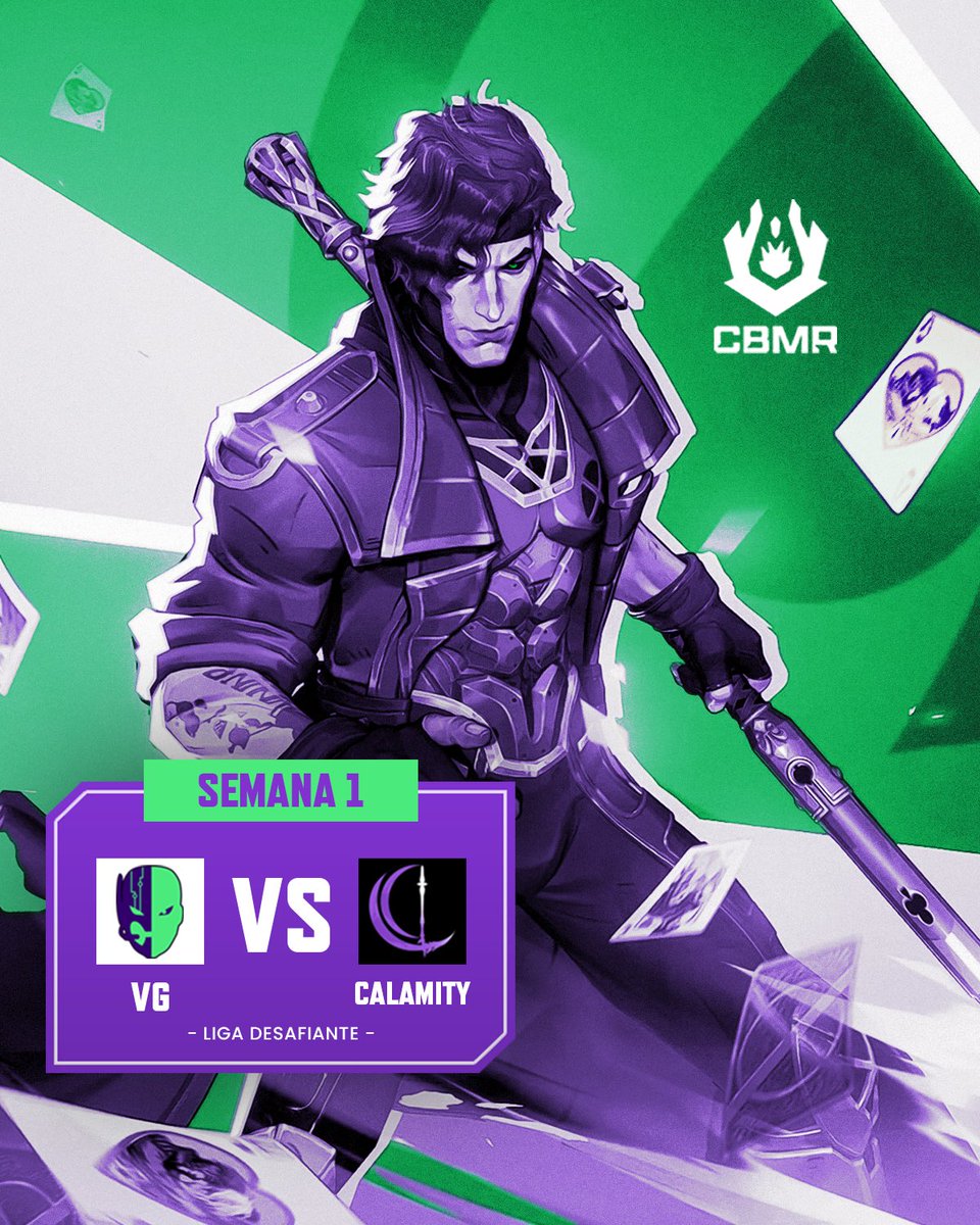 teamvirtualgang's tweet photo. VGDAY!
Hoje é dia de estreia no CBMR em um grande jogo contra a Calamity One 🔥
Nos vemos às 20h nas transmissões oficiais e watchpartys parceiras!
🎨 @GamerAlta
#goVG #ConnectedToWin https://t.co/fuvO5CqOVl