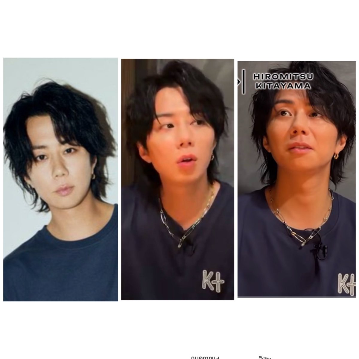 pkao1000's tweet photo. お話もウルッとくる内容で、お顔もきゅるきゅるで神回。。
それなのに、職業柄か、髪型に目が入ってしまう、この日だーとか、衣装が変わっても（この日は同じだけど）大体わかってしまう。。
TOBE様この日のアクスタ欲しいです🥹

#北山ちゃんねる
#北山宏光
#浅香航大 https://t.co/8TZfXF1Ua1