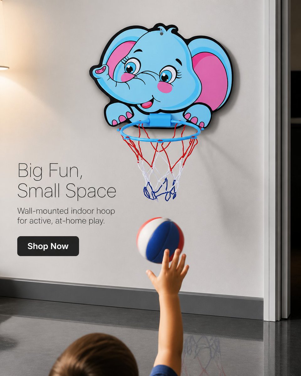superbodymagic's tweet photo. Bring the fun inside with our wall-mounted indoor basketball hoop — perfect for after-dinner dunks and tiny-court energy in the living room! Safe, compact, and endless play for kids. #KidsSports #IndoorPlay Tap the link in bio. https://t.co/xkkyFFWhrW