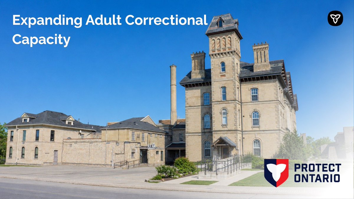 paulvickersmpp's tweet photo. Protecting Ontario starts with making sure violent and repeat criminals stay behind bars, where they belong. Our government is investing $3 billion across the province to build and expand jails so we can protect Ontario communities and keep our streets safe.

https://t.co/AjT4DtoX4k