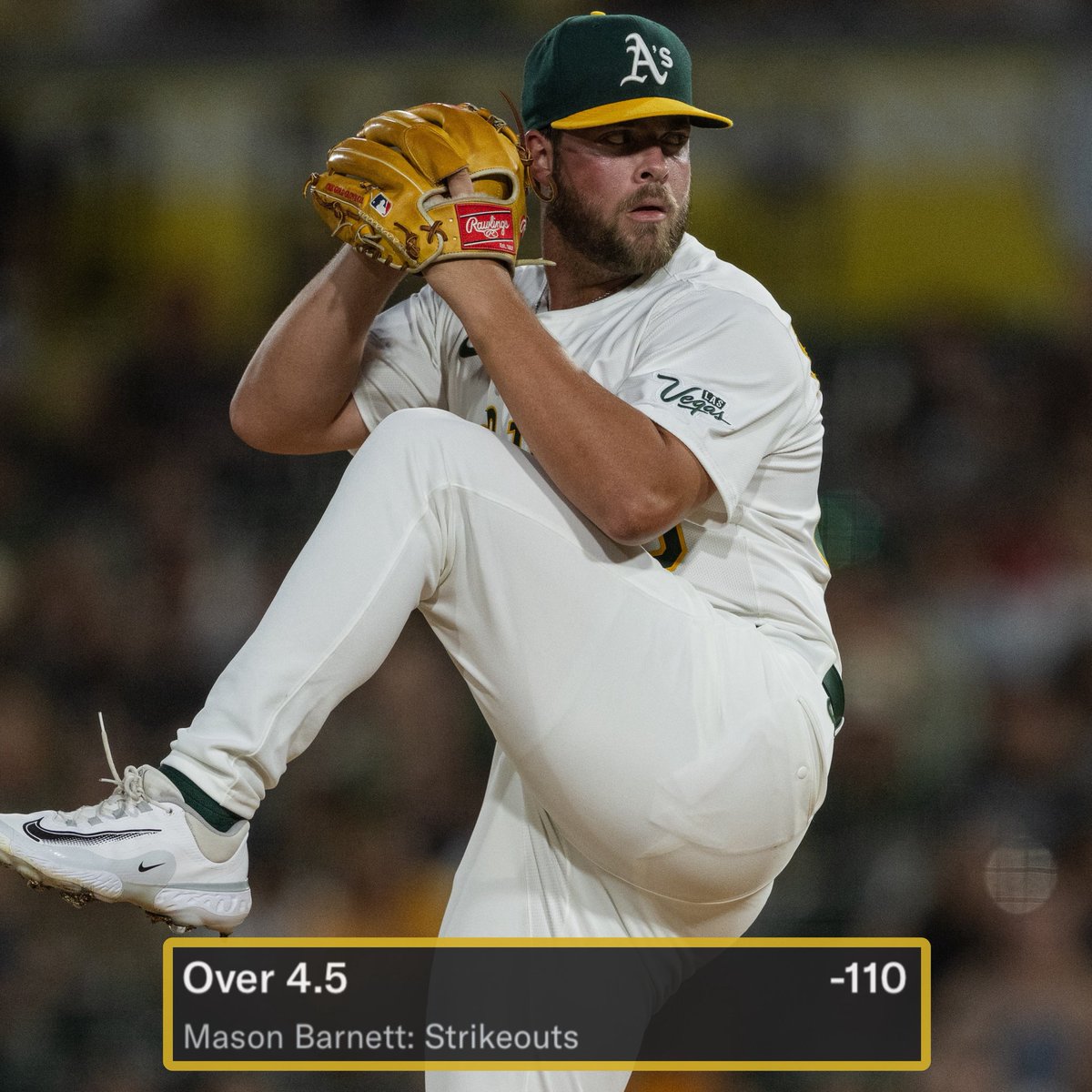 QuentinLocks's tweet photo. 👨‍🍳HE WILL COOK TODAY🔥

Mason Barnett O 4.5 Strikeouts
(-110 BetMGM | #Athletics )

⚾️MLB Thursday Play #1

Love this spot for Barnett to rack up the strikeouts this afternoon in Cincinnati…

The rookie gets the ball again after an impressive outing against Boston. In his last start…

✅ 5.0 IP
✅ 73 Pitches
✅ 6 Strikeouts
🚀 11 Whiffs

He did all of that on just 4 days of rest. Now he comes in with 6 days of rest and arguably an even better matchup.

Barnett has shown nice strikeout stuff everywhere he’s pitched this season…

📊 MLB… 29 K’s in 29.2 IP
📊 Minors… 42 K’s in 45.2 IP

Today’s opponent is exactly who you want to target. The Reds have been one of the most strikeout-prone lineups in baseball.

📉 5th-HIGHEST Whiff% in MLB
📉 3rd-HIGHEST K% vs RHP since July 1 (26.1%)

☢️ALL 7 righty starters to throw 4+ innings against Cincinnati over the last two weeks have recorded 5+ strikeouts.

The handedness matchup also works in Barnett’s favor. He’s been much more effective at missing bats against righty hitters…

📈 21.7% K Rate vs RHB
📉 11.9% K Rate vs LHB

Cincinnati projects to roll out a lineup with plenty of right-handed bats.

👀Another advantage…The Reds have never faced Barnett.

His fastball/slider combination should play well the first couple times through the order against an unfamiliar lineup.

Love this spot for Barnett to get 5+ K’s today. 

GET 25% OFF W/ “QUENTIN” ON @propsmadness & LAB LIKE A PRO!🧪

❤️WHO’S RIDING W/ ME?!👇